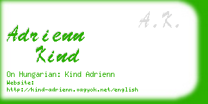 adrienn kind business card